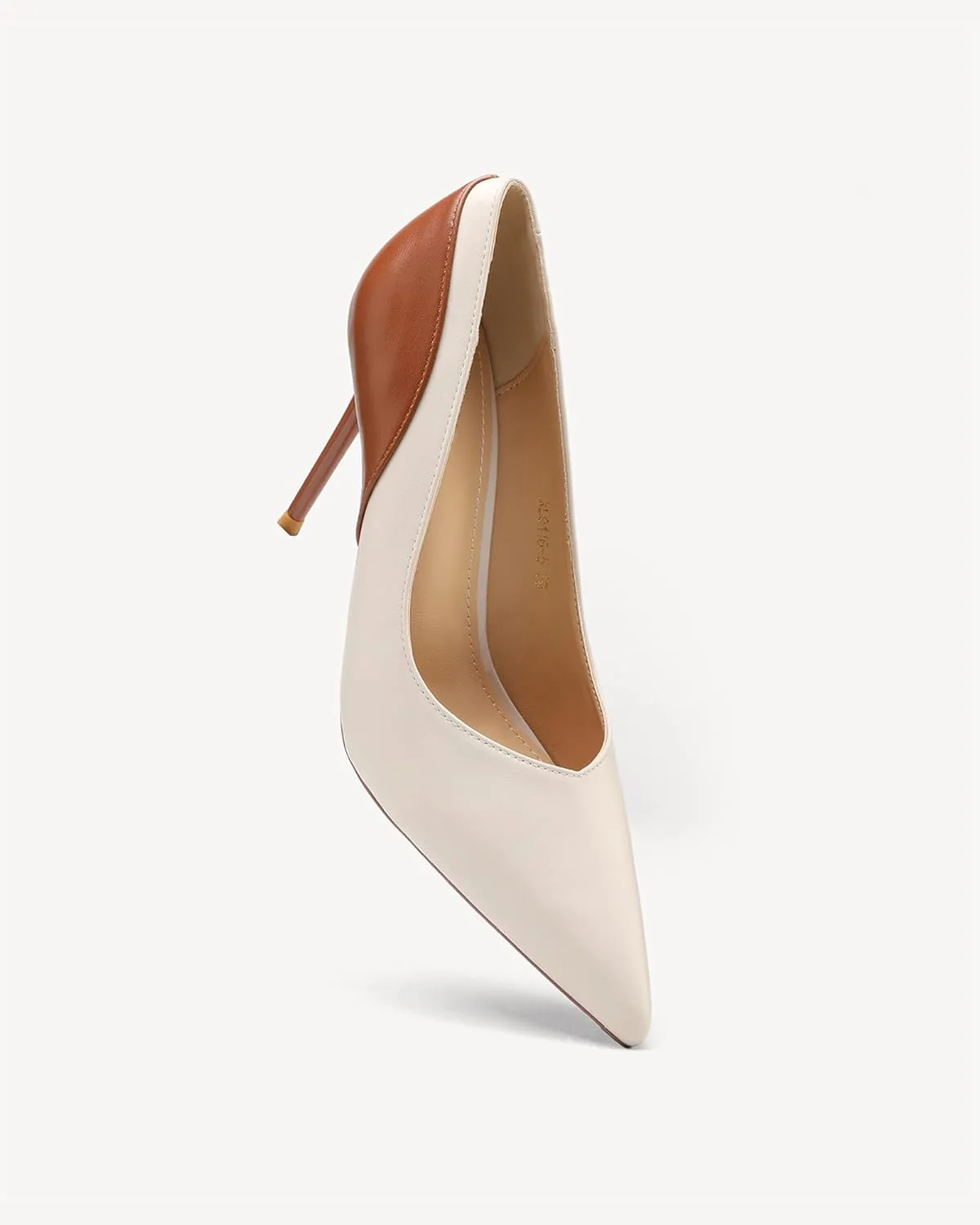 Women's Pointy Color Matching high-Heel Shoes high-Heeled Stilettos with Party