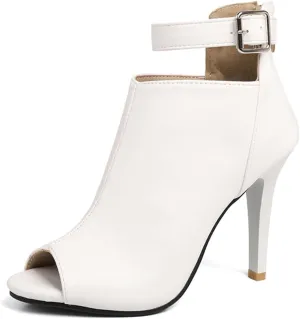 Womens Stiletto Heel Sandals Back Zipper Gladiator High Heel Sandals