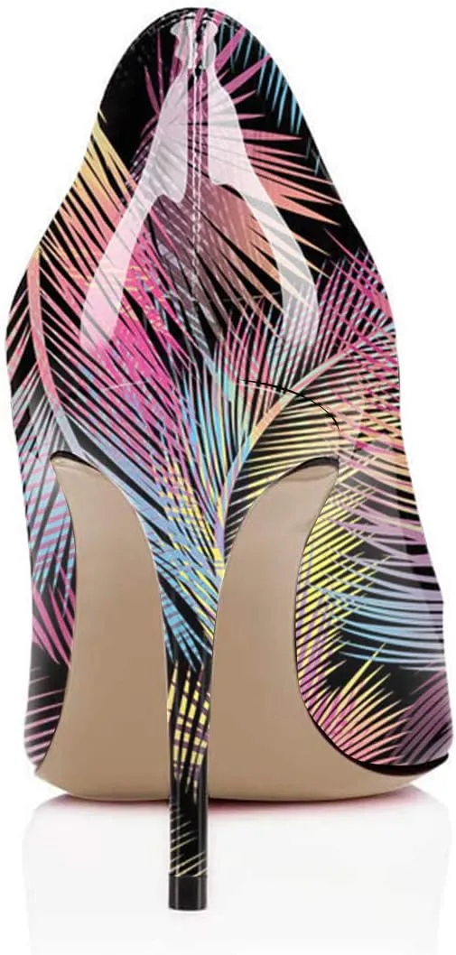 XYD Women Formal Closed Pointy Toe Pumps Slip On High Heel Stiletto for Office Lady Daily Wearing Dress Shoes