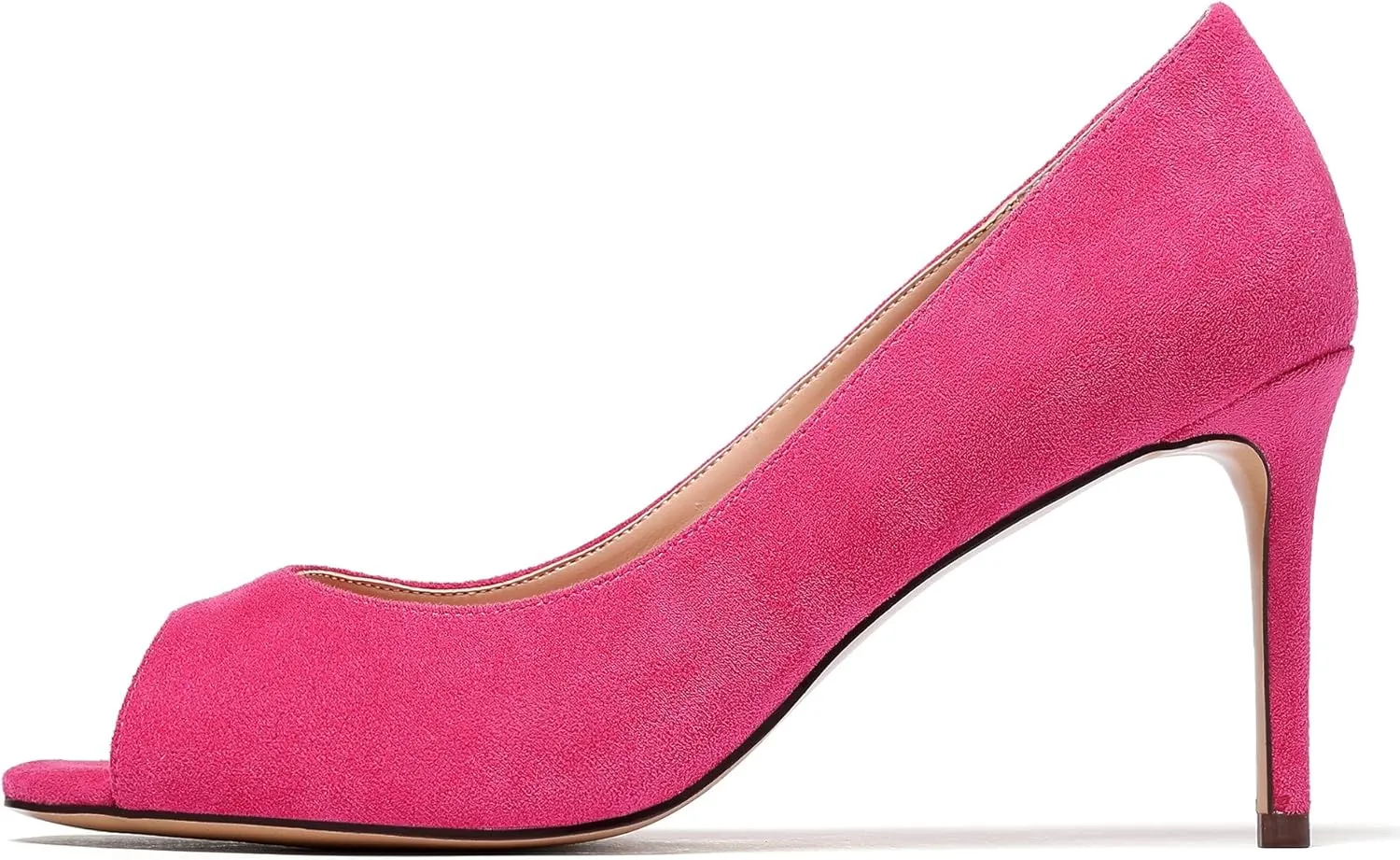 YODEKS Women's Peep Toe Stilettos High Heel Pumps Classic Party Wedding Office Dress Open Toe Stiletto
