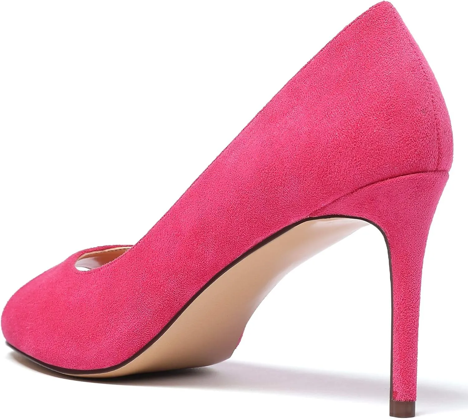 YODEKS Women's Peep Toe Stilettos High Heel Pumps Classic Party Wedding Office Dress Open Toe Stiletto