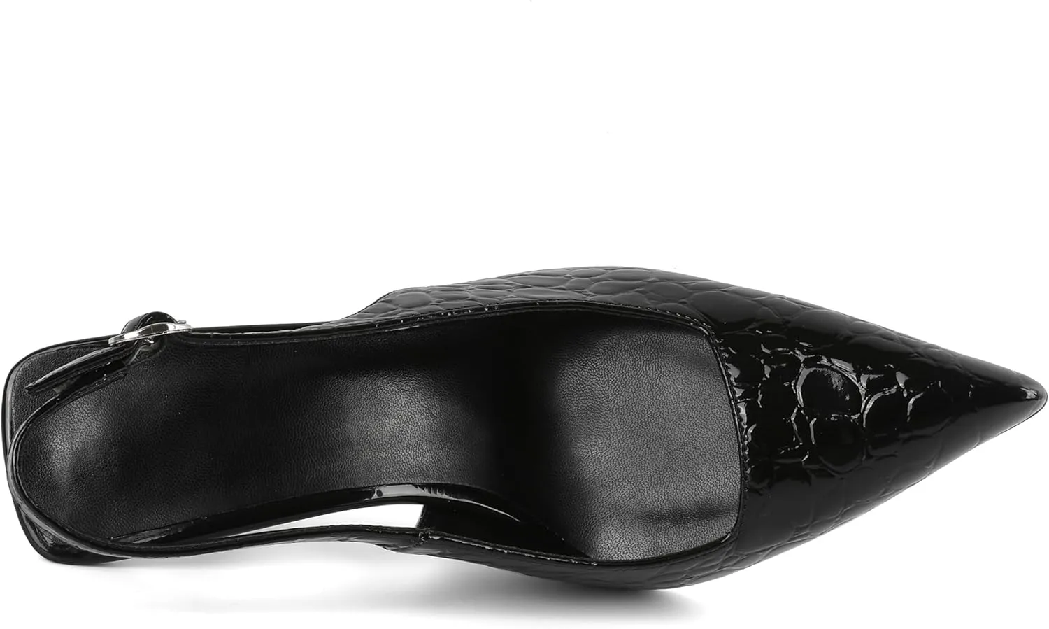 Zamikoo Slingback Heels for Women Pointed Toe Slip On Stilettos High Heel Pumps Shoes 4 Inches