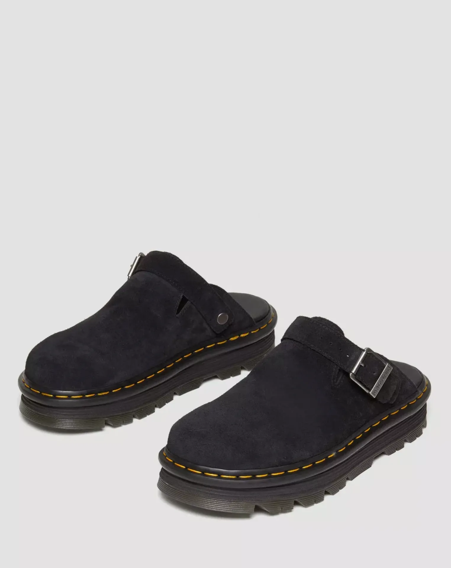 ZEBZAG SLINGBACK PLATFORM MULES BLACK