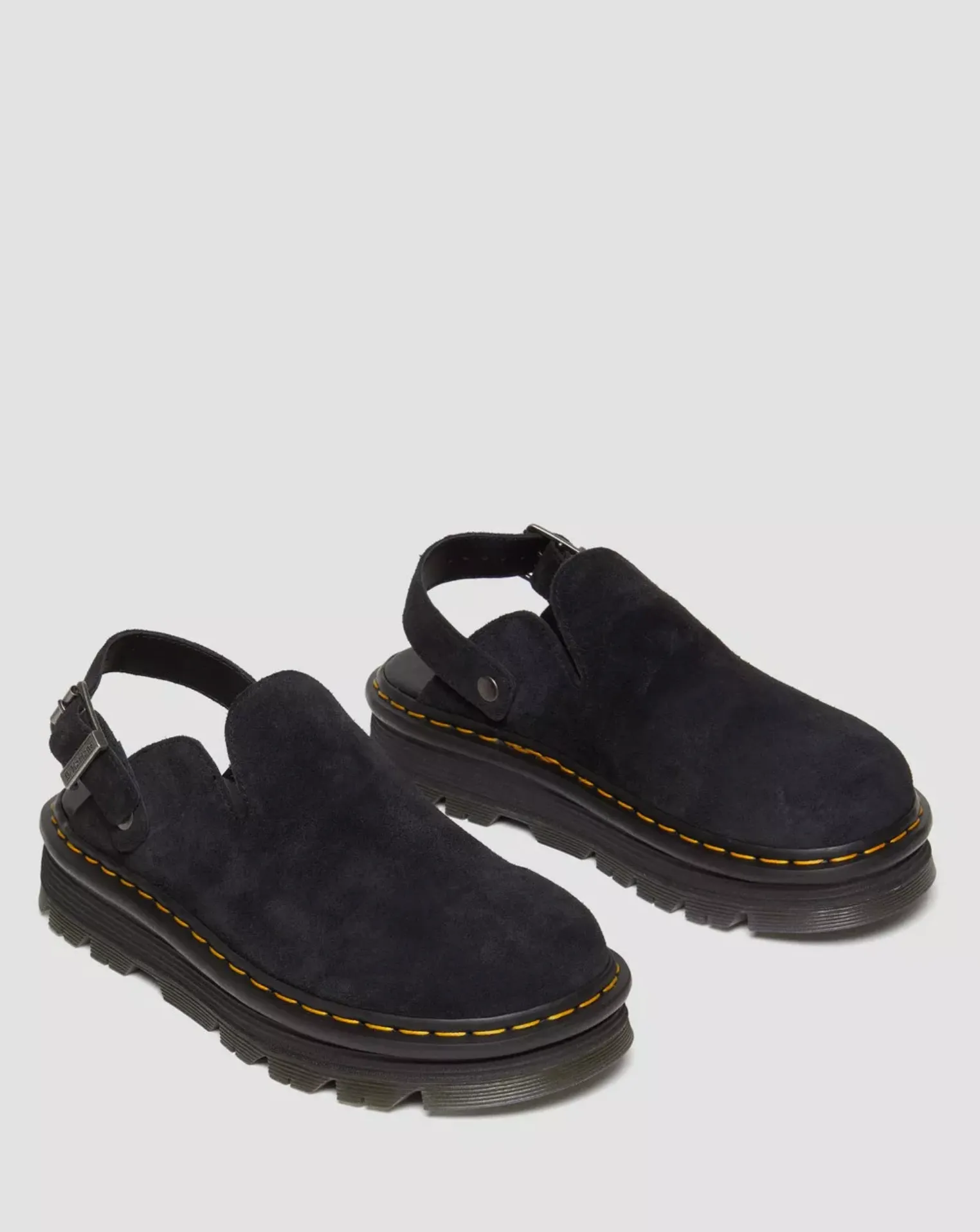 ZEBZAG SLINGBACK PLATFORM MULES BLACK