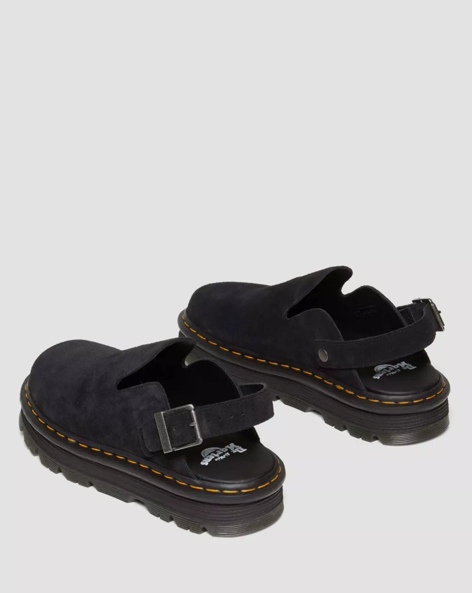 ZEBZAG SLINGBACK PLATFORM MULES BLACK