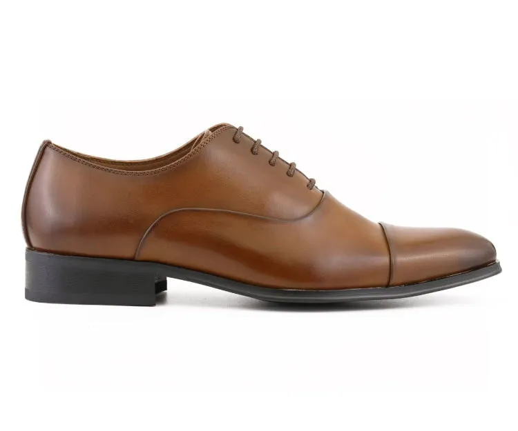 Zyon Cognac Cap Toe Oxford